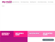 Tablet Screenshot of mymaid.net